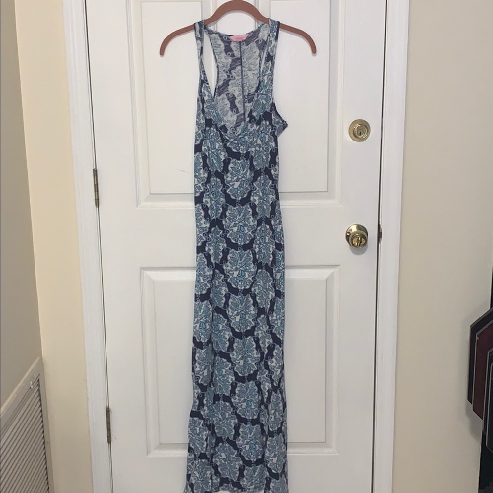Lilly Pulitzer Navy Maxi-Dress